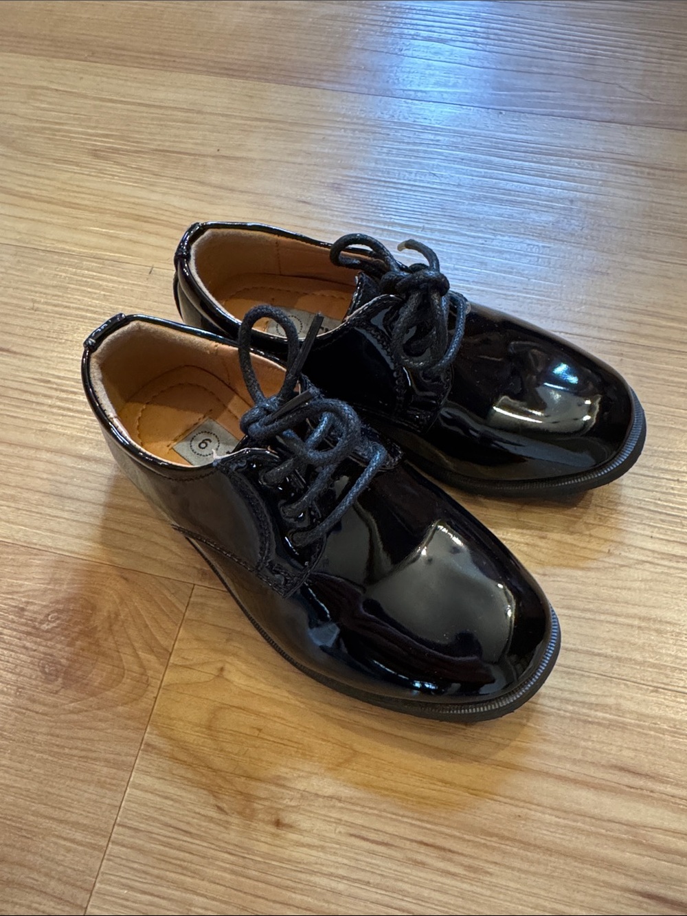 Tip Top Kids Black Patent Dress Shoes
